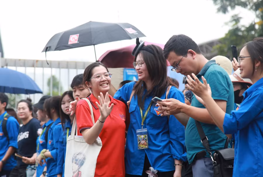 Học sinh dự thi vào lớp 10 tại Hà Nội năm 2025.