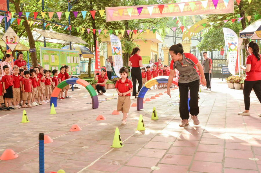 Chất lượng giáo dục mầm non tại Hà Nội có sự phát triển vượt bậc.