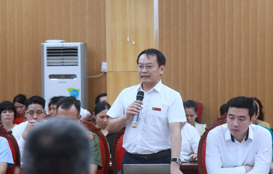 Đại diện các cơ sở giáo dục nghề nghiệp thông tin tại hội nghị. img-0089.jpg