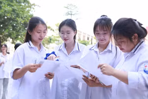 Học sinh tham dự Kỳ thi tốt nghiệp THPT năm 2026 tại tỉnh Hưng Yên. Ảnh: Đình Tuệ.