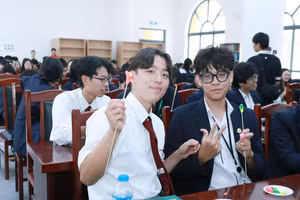 Học sinh Việt Nam - Nhật Bản cùng khám phá những nét văn hóa đặc sắc của từng nước. 