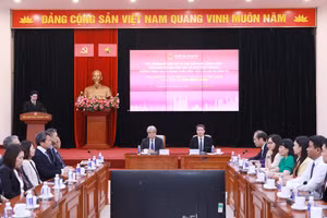 Thứ trưởng Phạm Quang Hưng chủ trì buổi tiếp đoàn đại biểu Nhật Bản. Ảnh: Đình Tuệ.