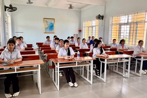 Thí sinh tham dự Kỳ thi chọn học sinh giỏi lớp 9 năm học 2025-2026.