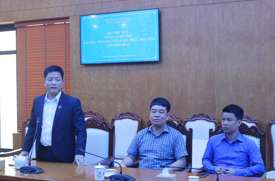 TS Bùi Văn Lợi, Phó Bí thư Đảng ủy, Phó Giám đốc Đại học Huế chia sẻ tại chương trình. img-2762.jpg