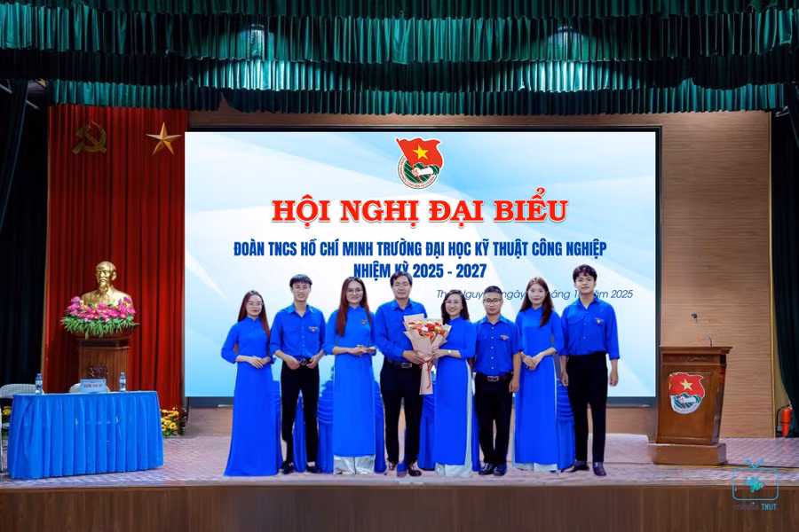 Hội nghị Đại biểu Đoàn TNCS HCM Trường Đại học Kỹ thuật Công nghiệp nhiệm kỳ 2025 - 2027.