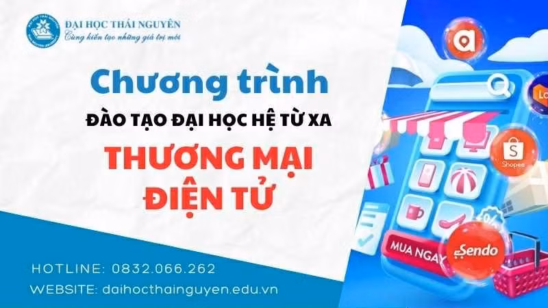 Chương trình Đào tạo Đại học hệ từ xa Thương mại điện tử.