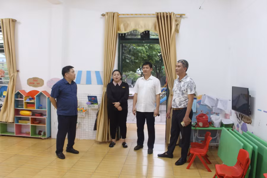 Các trường học trên địa bàn phường Quan Triều sẵn sàng cho năm học mới.