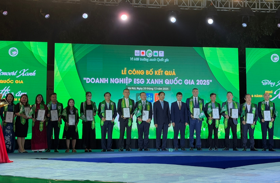 Masan High-Tech Materials vừa được vinh danh “Doanh nghiệp ESG Xanh Quốc gia 2025”.