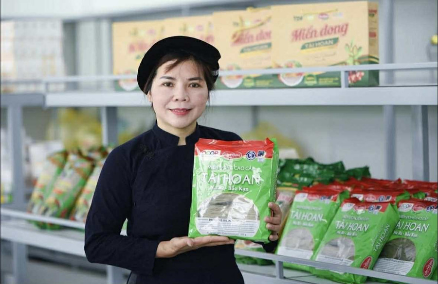 Sản phẩm miến dong của HTX Tài Hoan được công nhận đạt chuẩn OCOP 5 sao cấp quốc gia năm 2021 và tiếp tục được duy trì vào năm 2024.