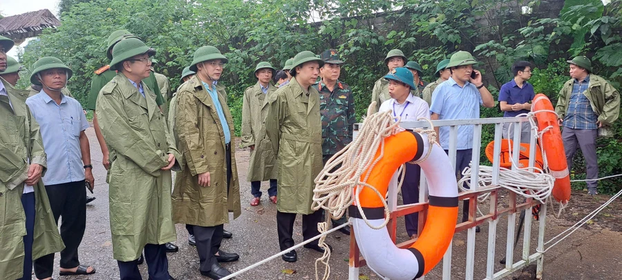 Thái Nguyên triển khai ứng trực, ứng phó với bão số 3.