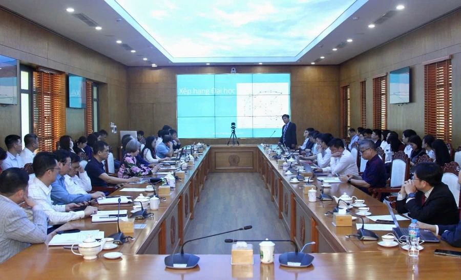 Đại học Thái Nguyên tổ chức chương trình tập huấn về xếp hạng đại học theo Bảng xếp hạng QS châu Á.