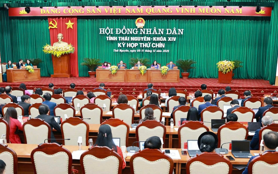 HĐND tỉnh Thái Nguyên khoá XIV tổ chức Kỳ họp thứ 9.