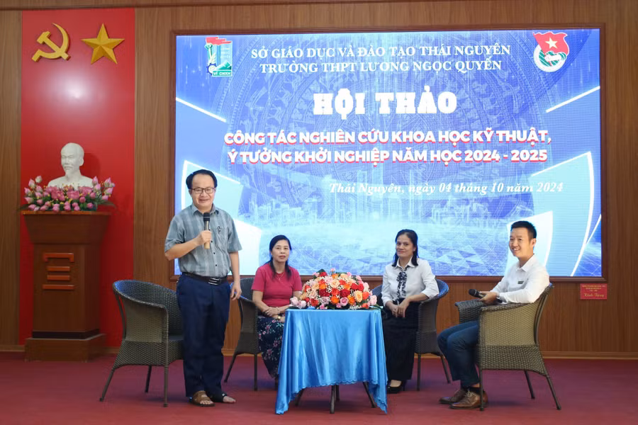 Truyền cảm hứng và thúc đẩy năng lực nghiên cứu khoa học cho học sinh.
