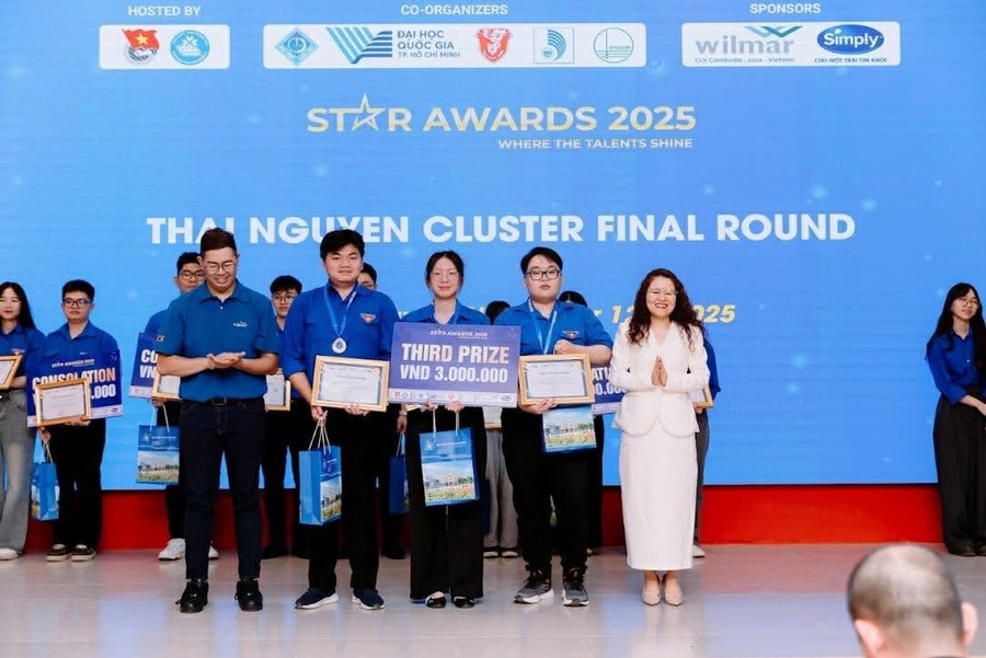 Sinh viên ICTU giành giải Ba tại vòng Chung kết Cuộc thi Tiếng Anh Star Awards 2025 cụm Thái Nguyên.