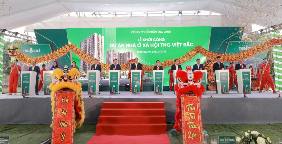 Lễ khởi công dự án nhà ở xã hội TNG Việt Bắc.