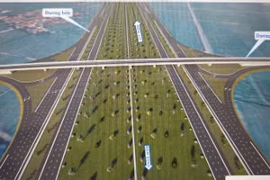 Phối cảnh dự án tuyến đường trục cảnh quan kết nối Nam Định - Hoa Lư.