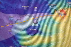 Bão số 3 được dự báo đổ bộ vào các tỉnh phía Bắc của Việt Nam.