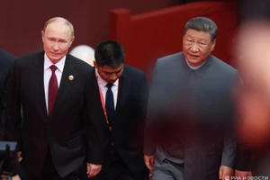 Tổng thống Vladimir Putin và Chủ tịch Tập Cận Bình tại Bắc Kinh.