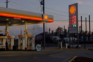 Giá dầu tại California, Mỹ, ngày 2/4/2026.