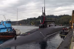 Tàu ngầm hạt nhân của Mỹ.