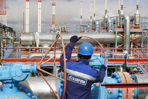 Tập đoàn Nhà nước Nga Gazprom thống trị lĩnh vực khí tự nhiên.