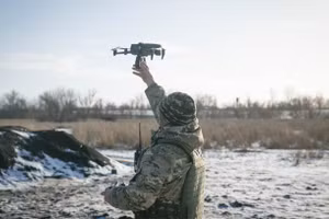 Binh sĩ Nga triển khai chiến đấu UAV tự sát.