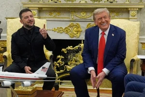 Tổng thống Zelensky và Tổng thống Trump tại Nhà Trắng hôm 18 tháng 8.