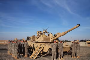 Binh sĩ Mỹ tại Kuwait. 