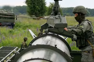 Tên lửa chiến thuật Iskander-M của Nga.