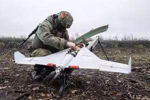 Binh sĩ Nga triển khai chiến đấu UAV tại khu vực Kupyansk.
