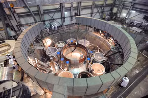 Xây dựng tổ máy phát điện mới.