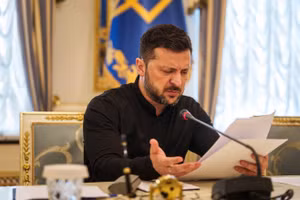 Tổng thống Ukraine Zelensky.