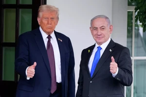 Tổng thống Donald Trump và Thủ tướng Israel Benjamin Netanyahu.