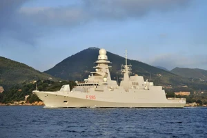 Nguyên mẫu tàu Carlo Bergamini của Ý, thuộc lớp FREMM.