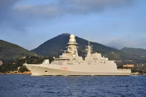 Nguyên mẫu tàu Carlo Bergamini của Ý, thuộc lớp FREMM.