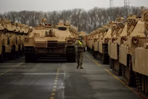 Lực lượng tăng thiết giáp Mỹ.