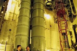 Hệ thống S-300F Fort trên tuần dương hạm Đô đốc Nakhimov.