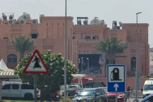 Tòa nhà tại Doha bị Israel tấn công hôm 9 tháng 9.