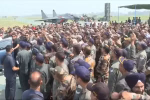 Hệ thống S-400 tại căn cứ Adampur của Ấn Độ.