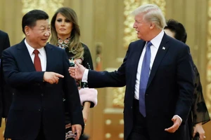 Chủ tịch Trung Quốc Tập Cận Bình và Tổng thống Mỹ Donald Trump.
