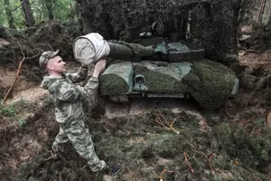 Xe tăng T-90M hoạt động tại Ukraine.