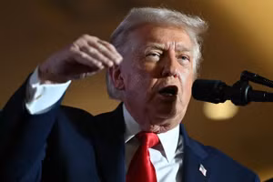 Tổng thống Mỹ Donald Trump phát biểu tại Mount Pocono, bang Pennsylvania hôm 9 tháng 12.