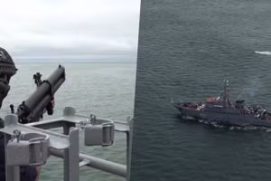 Hải quân Nga tập trận trên Biển Đen.