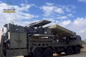 Hình ảnh radar Podlet-K1 do phiến quân HTS công bố.