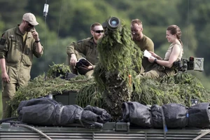 Cuộc tập trận Iron Wolf của NATO tại Latvia.