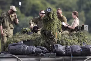 Cuộc tập trận Iron Wolf của NATO tại Latvia.