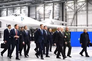 Máy bay chiến lược Tu-160M của Nga.