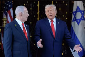 Thủ tướng Israel Netanyahu và Tổng thống Trump.