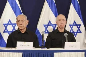 Thủ tướng Netanyahu và Bộ trưởng Quốc phòng Israel Yoav Gallant.