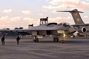 Mô phỏng máy bay thế hệ 6 của Trung Quốc.